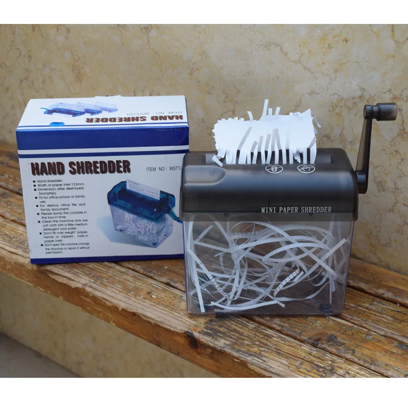 High quality secrecy level paper shredder cheap price electricity personal machine for home
