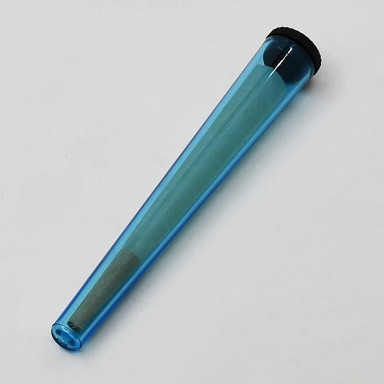 Custom 115mm Colorful Child Resistant Conical Plastic Packaging Container Plastic Cone Tube