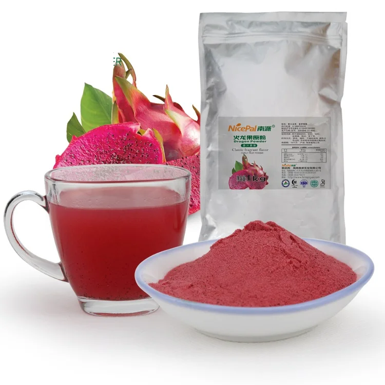 Natural colouring fresh dried pure natural Red Dragon Fruit Powder for cake bread food ingredients
