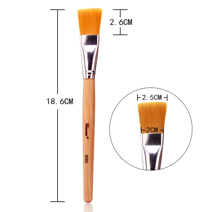 Facial Skin Care Makeup Face Mask Brush Soft Makeup Cosmetics Facial Mask Mixing Concealer Powder Brush Trade Assurance 20g