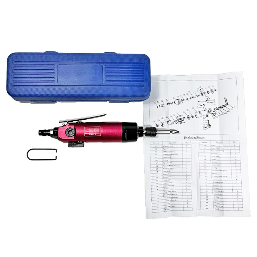 Cheap Price 6H Industrial Air Impact Screwdriver Large Torque Pneumatic Screwdriver Woodworking Machine