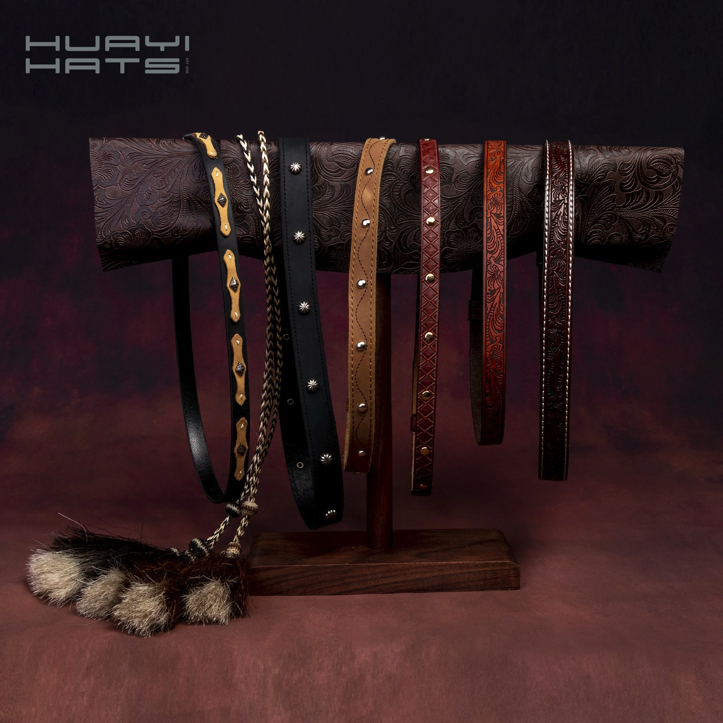 Huayi брендовые шляпные ленты для Fedoras fashoras