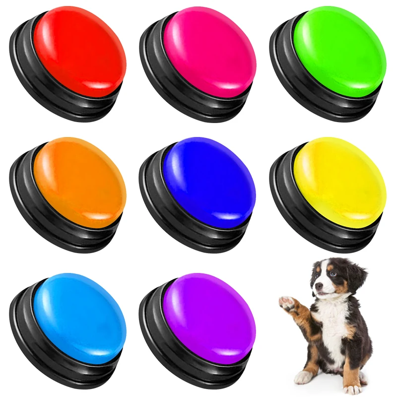 Recording Function dog training speaking buttons Dog buttons Recordable Buttons talk Communication Training Buzzers