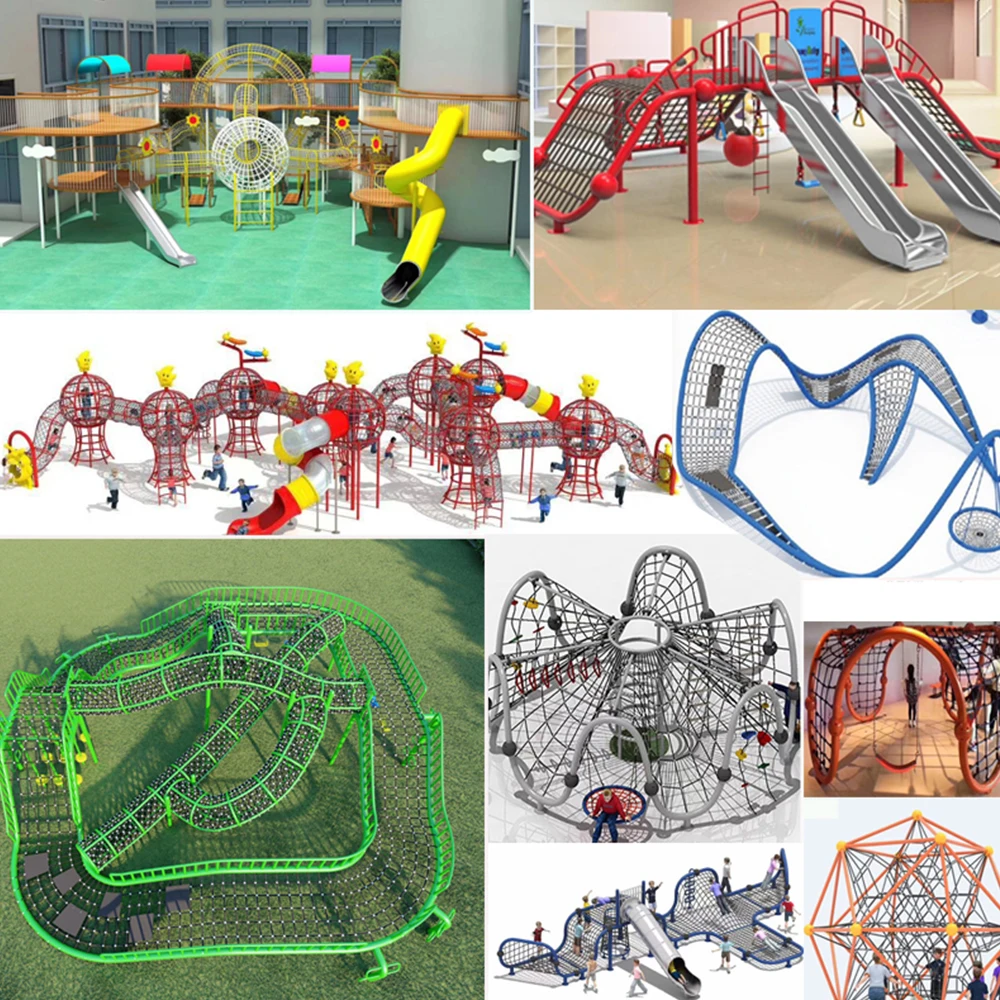 Children Outdoor Playground Cargo Net Climbing Equipment Climbing Net Play Ground