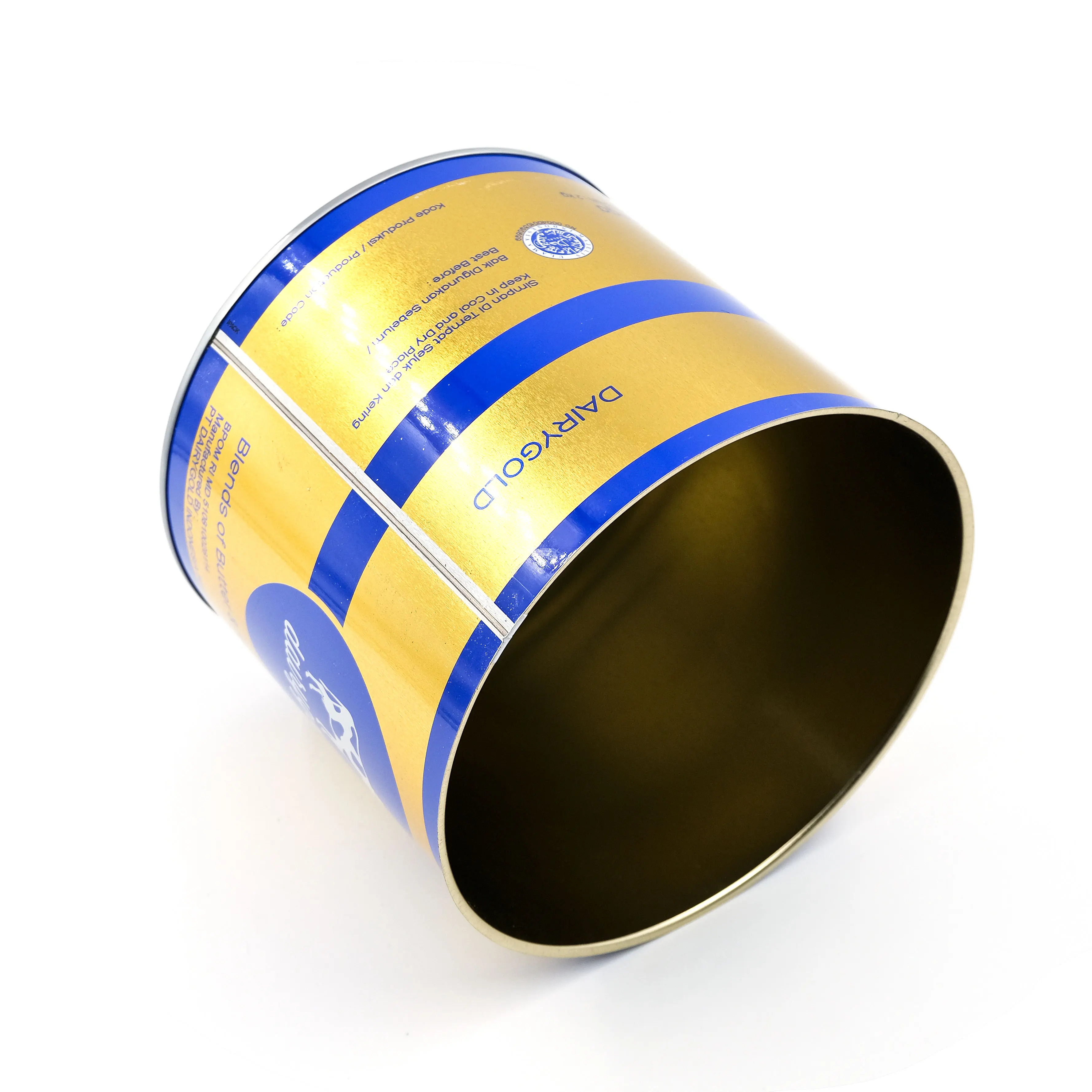 15135# 2kg China Factory Large Capacity Empty Round Tin Can With EOE Lid For Food Canning