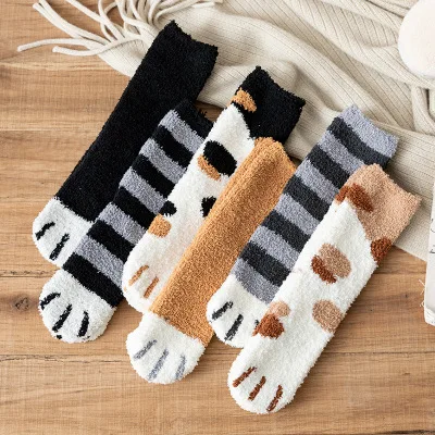 Half velvet coral velvet socks wholesale for women low moq socks