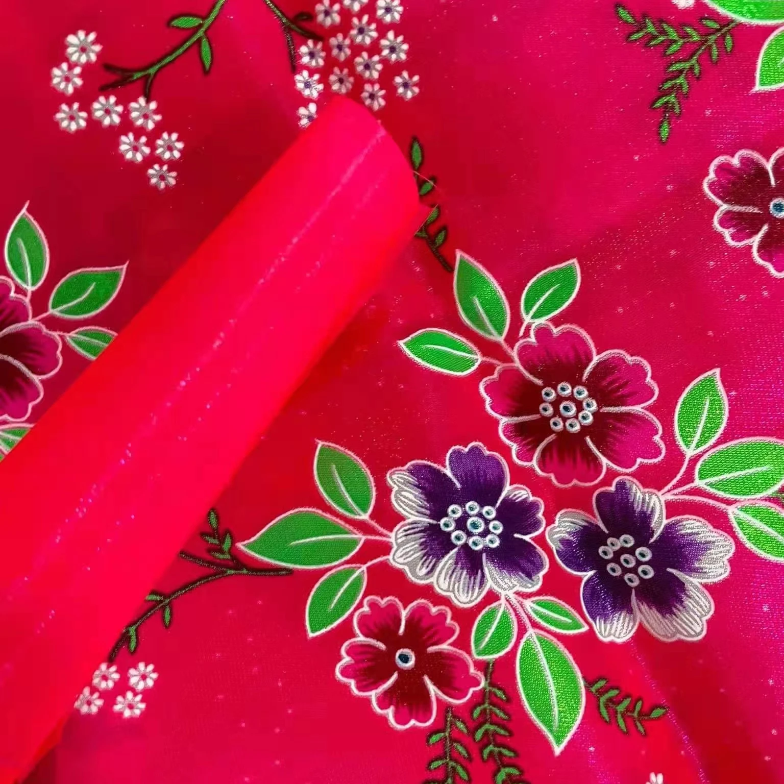 Hot selling 20D Nylon shinny fabric 100%nylon satin print fabric 114cm