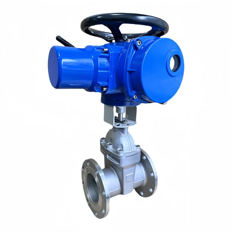 DN100 Electric Flange Gate Valve Switch Type Anti Corrosion Fire Sewage Discharge Pipeline Remote Control Water Valve