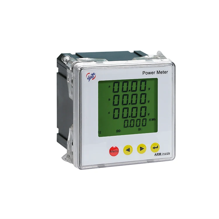 High End Customized multi-function 3P4W power monitor digital harmonic smart three phase energy meter