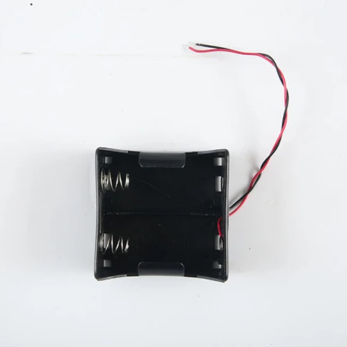 Two D Cell Parallel Connection Battery Holder 1.5V 2*D Size UM1*2 Battery Storage Box With Red And Black Wire Leads