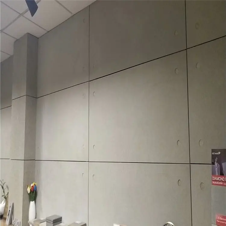 Lightweight Waterproof Fireproof Wall Paneling Cladding Fibre Cement Boards