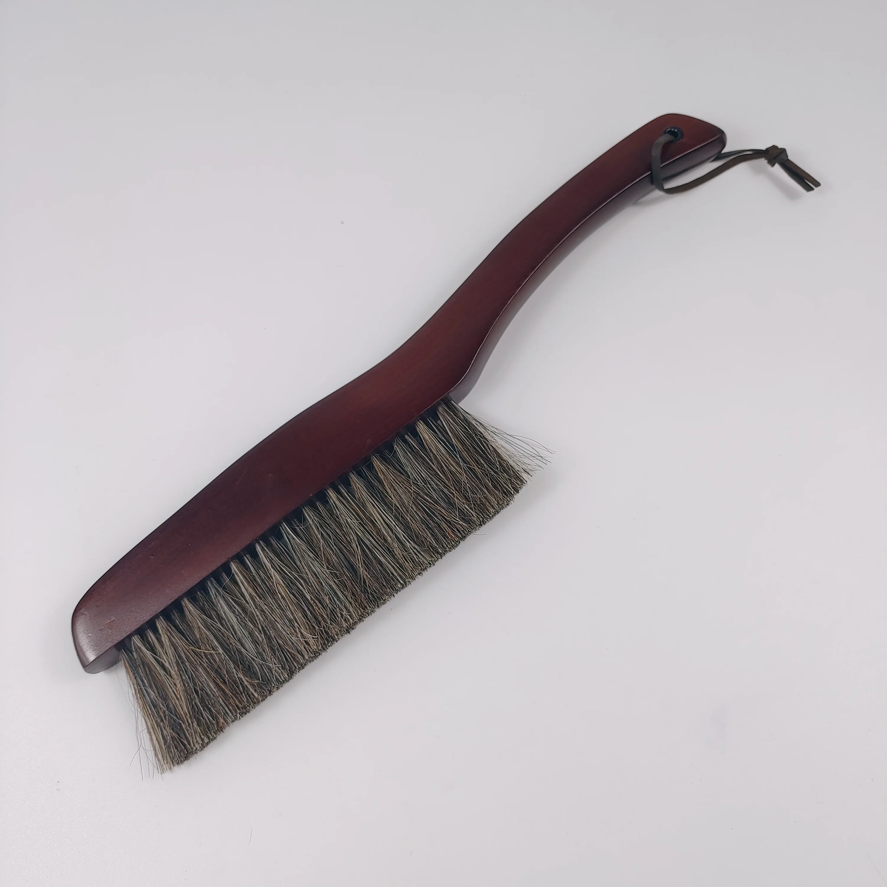 TDF Hand Broom Soft Bristles Dusting Brush For Cleaning Long Wood Handle