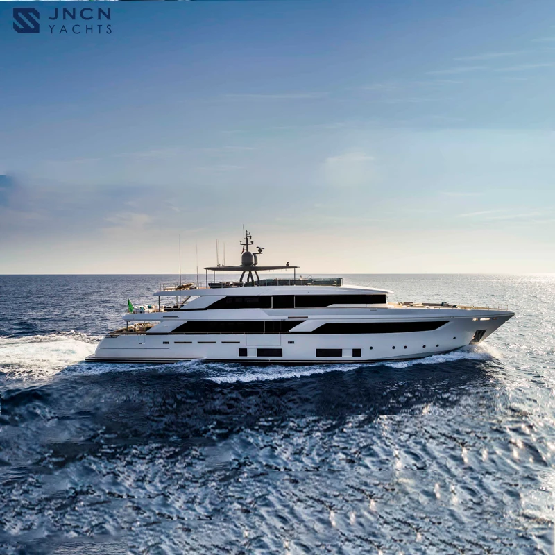 JNCN luxury yacht fiberglass Top Luxury Super Yacht Speed Boat Aluminum Luxury Yacht