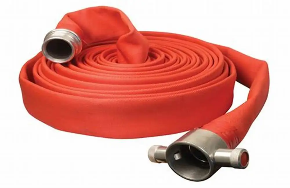 single jacket manufacturer roll 40 50 65 77 80 100mm 2 2.5 3 4 5inch pvc rubber pu canvas used fire fighting hose with coupling