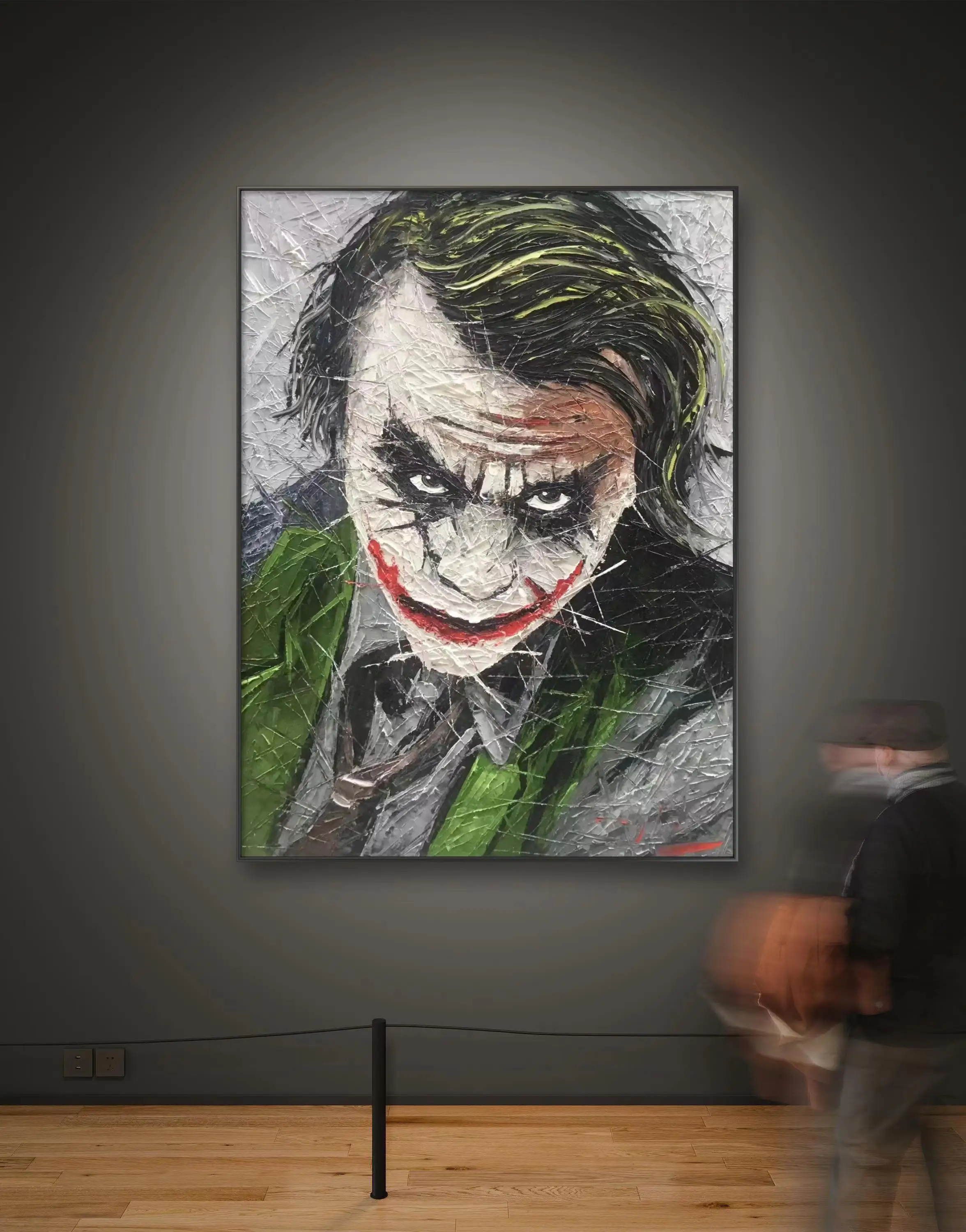 Original oil painting custom artistic picture handmade oil painting motion abstract art Knife painting Thick texture buffoon