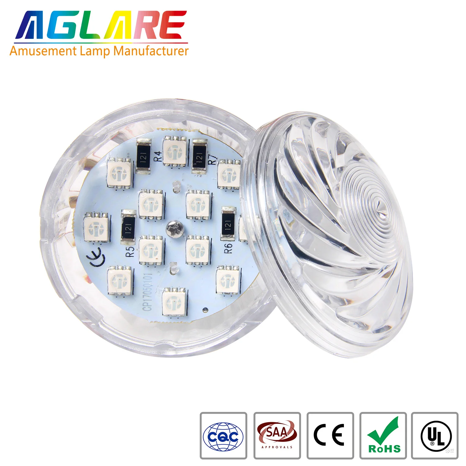 Aglare Hot sale amusement led lamp Pregrammable RGB led light