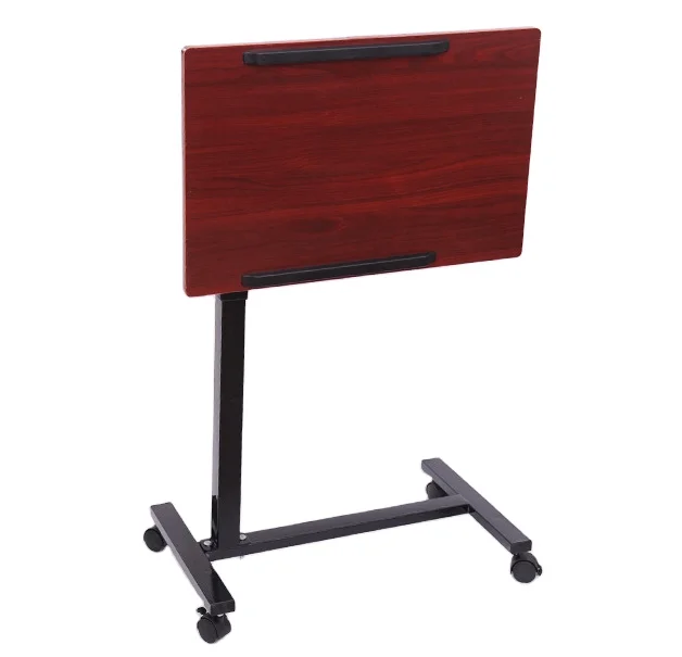 Стол над кроватью, боковой обеденный стол, заводская цена, передвижная и регулируемая деревянная картонная коробка с индивидуальным логотипом, современный деревянный 1 год