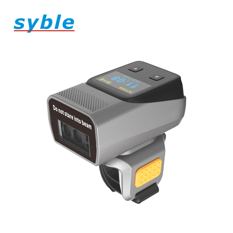 Small Size RS40 2.4G Wireless BT Wearable Barcode Reader Ring Barcode Scanner With High Speed Scanning