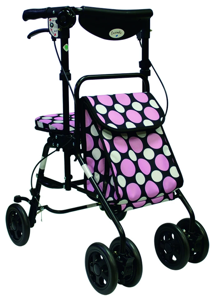 Japanese cheap supermarket lightweight shopping trolley with chair