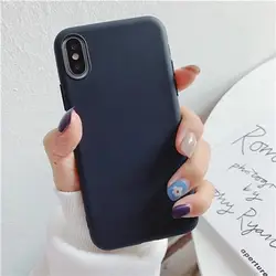 Phone Case  2021 Soft Silicone Shockproof Back Cover Universal For iPhone 12 11 phone case Promotion Gifts