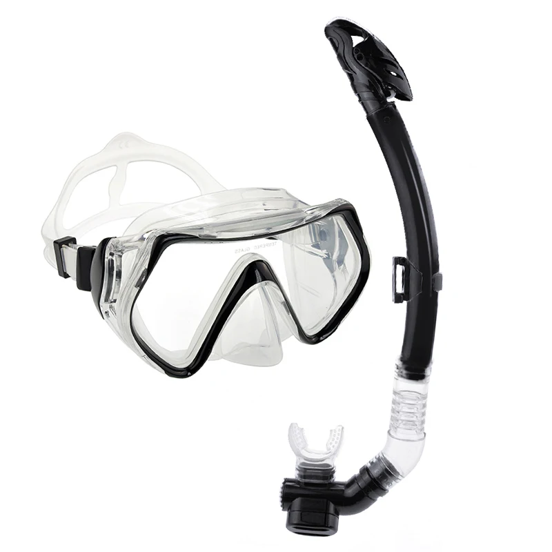 Custom Snorkels Sets Freediving Spear Fishing Mask Swimming Diving Goggles with Snorkel Set