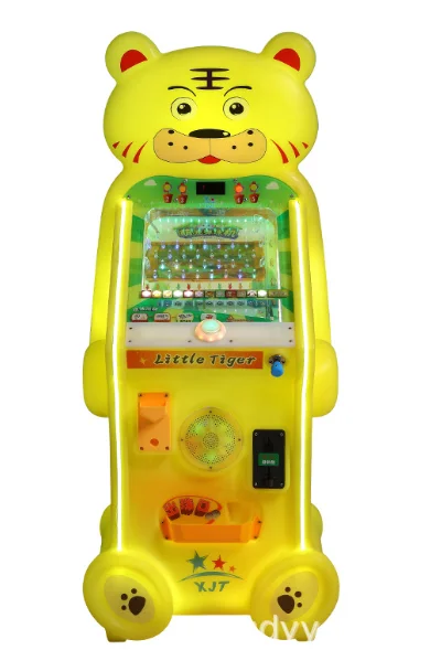 new coin-operated star pass 14mm pachinko machine cute tiger game machine pull rod pachinko machine glass bead toy