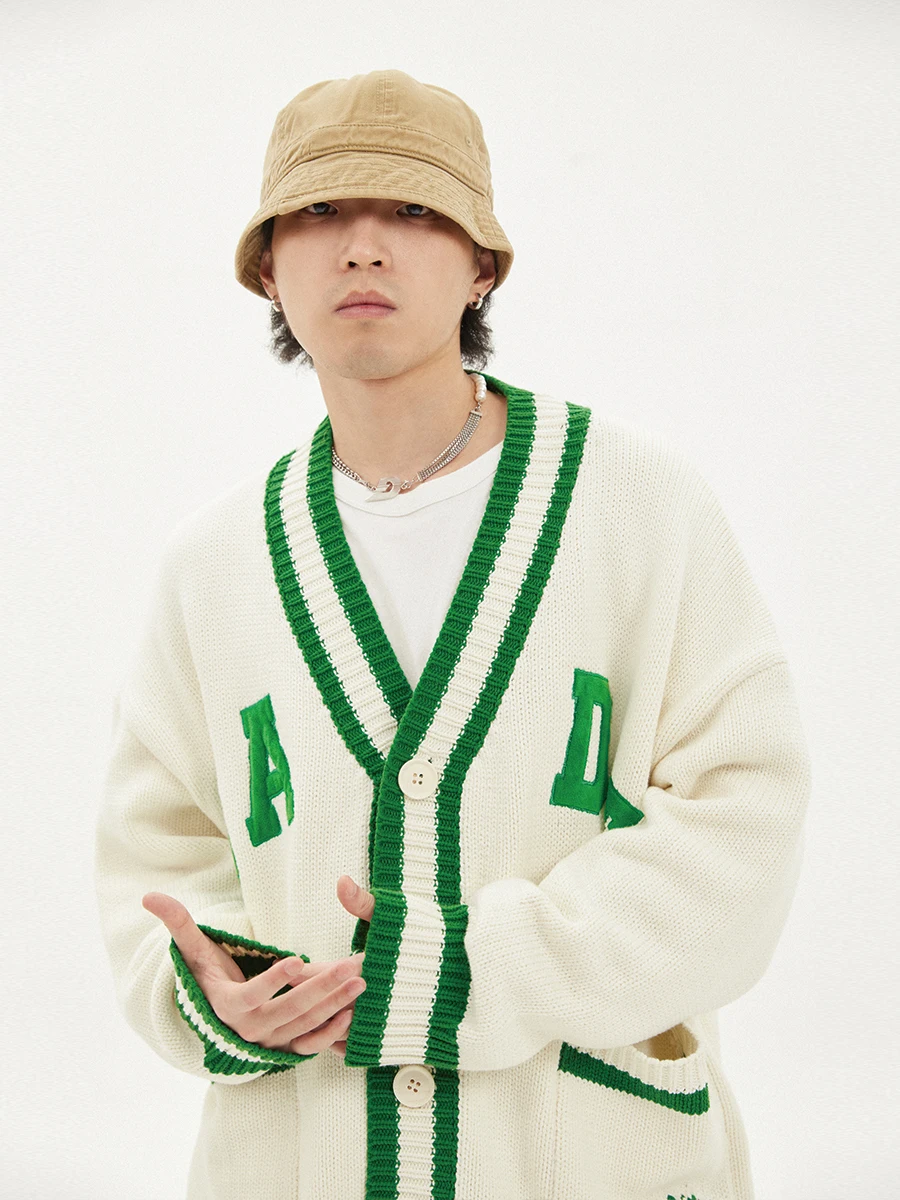 Осень-зима 2020, мужской повседневный вязаный свитер с длинным рукавом и логотипом на заказ