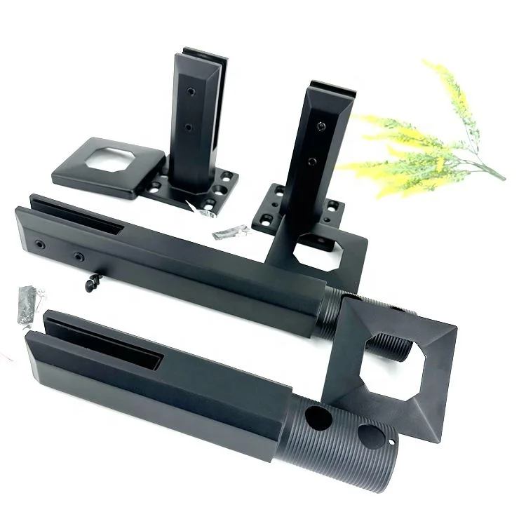 frameless glass balcony railing designs side mount glass spigot