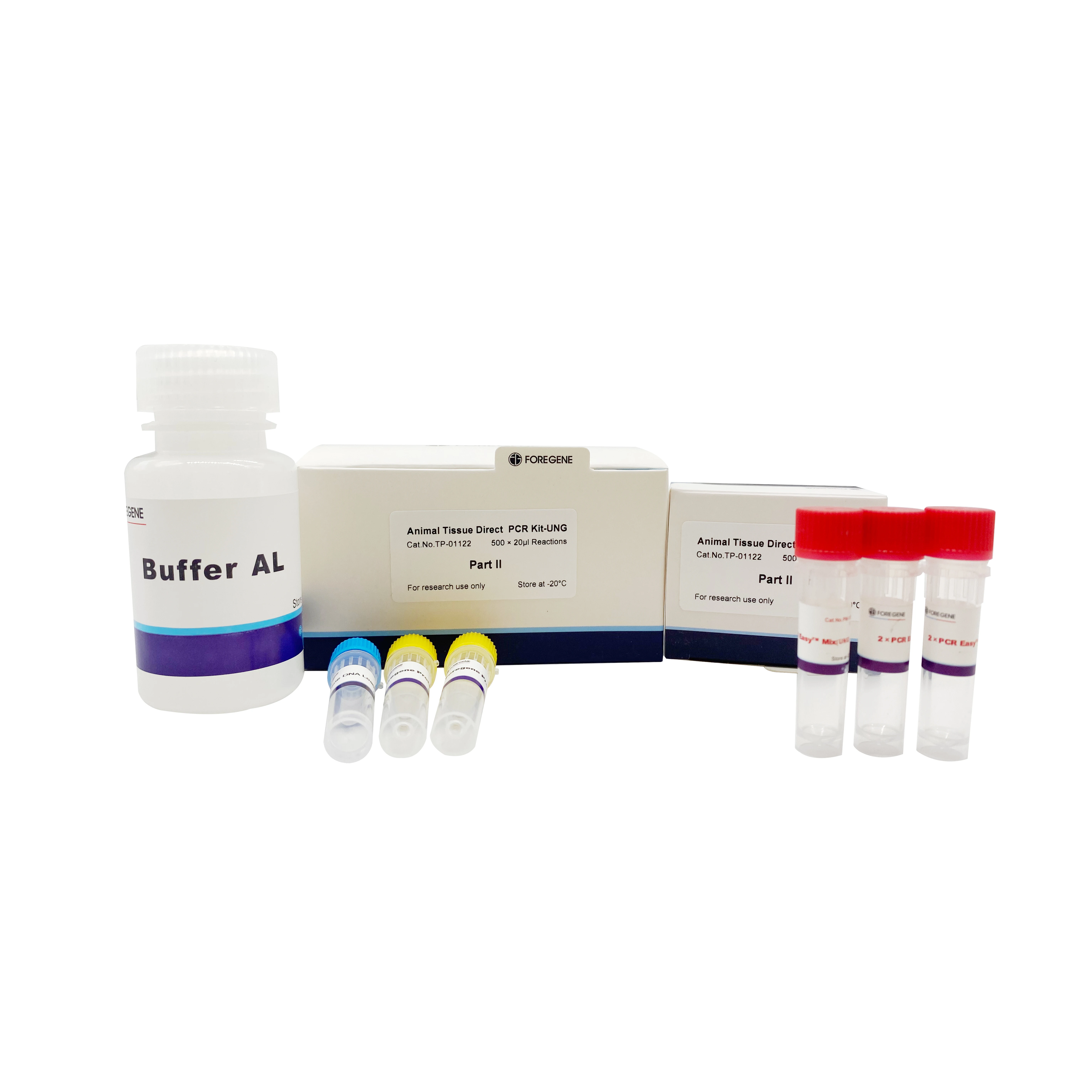 Foregene factory supply Animal Tissue Direct PCR kit for research use and large quantity of animal tissues