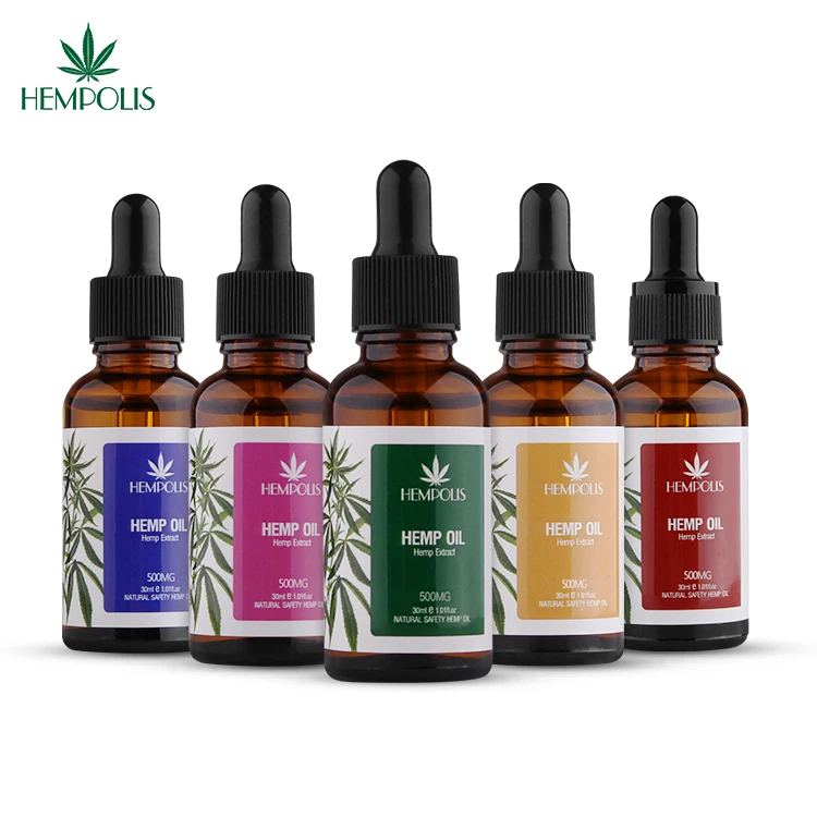 
OEM Private Label Organic Natural Hemp Seed Extract Full Spectrum CBD Hemp Body Oil 