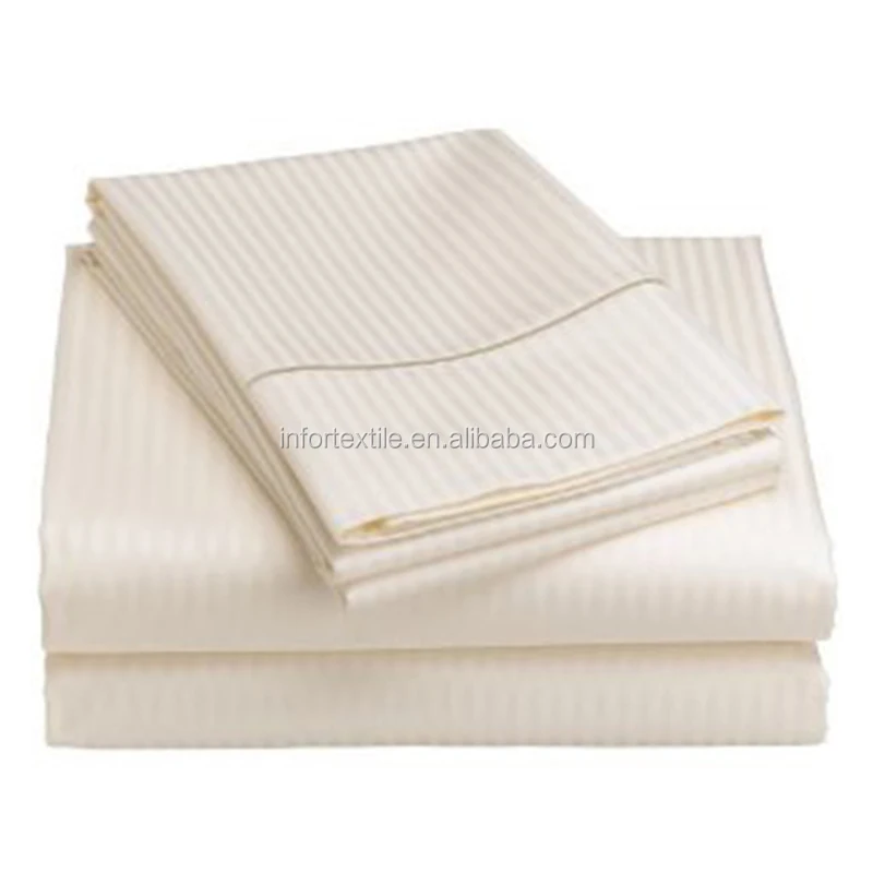 Factory white color queen size poly cotton cheap hotel bed linen