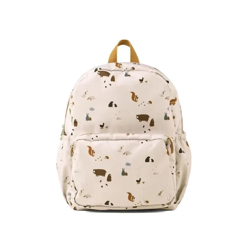 custom print young children school backpack kids school bags high quality recycled polyester kids backpack