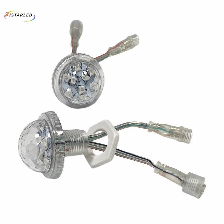 ucs2903 dc24v outdoor programmable 35mm Full Color LED Pixel Light 9SMD RGB Pixel LED