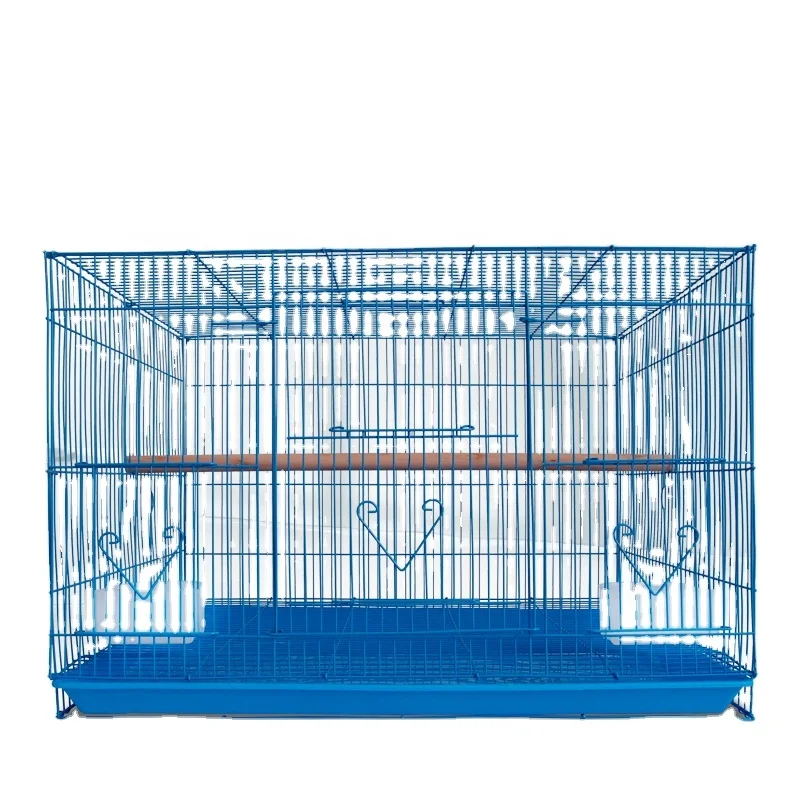 
Metal Wire Large Square Travel Bird Parrots Breeding Pet Rabbit Animal Chicken Carrier Cage 