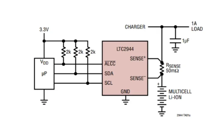 LTC2944 Measurement module CJMCU-294 Battery Power measurement Temperature Voltage Current measurement 60V