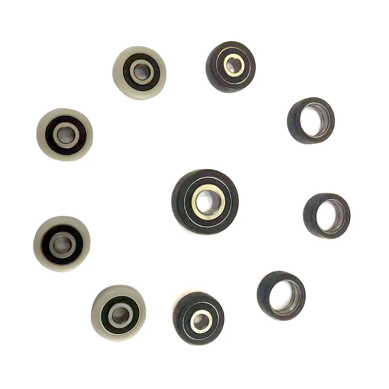 
High quality low voice plastic bearing pu bearing polyurethane coated ball bearing 