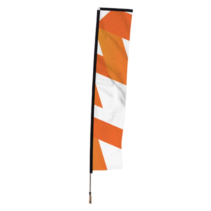 Advertising Exhibition Outdoor Event Feather Flag Rectangular Banner Flying Beach Flag Banner