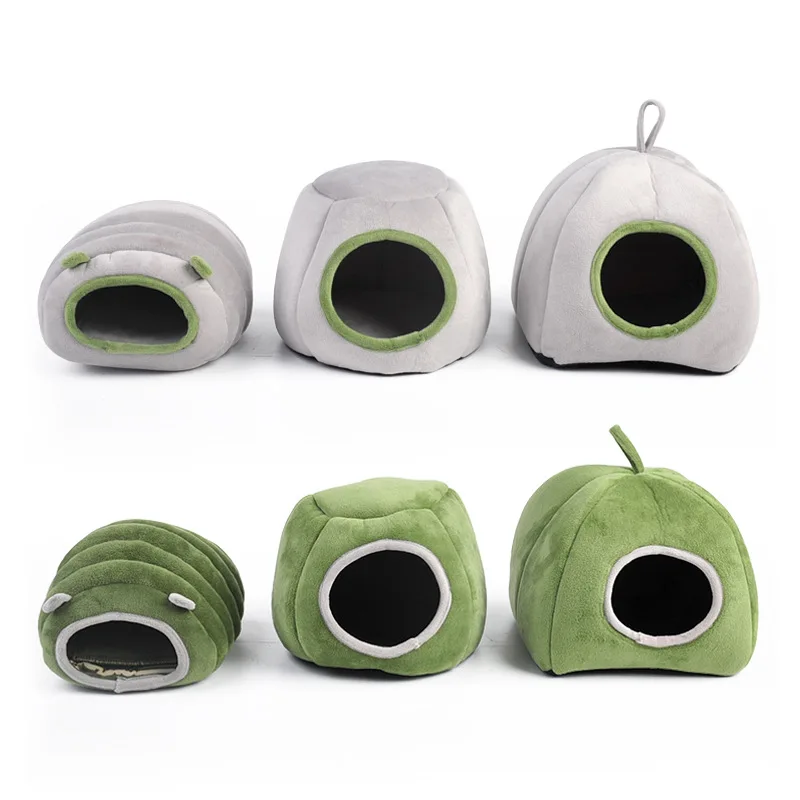 LM0144H Small pet hamster nest Soft hamster nest Semi enclosed warm guinea pig nest