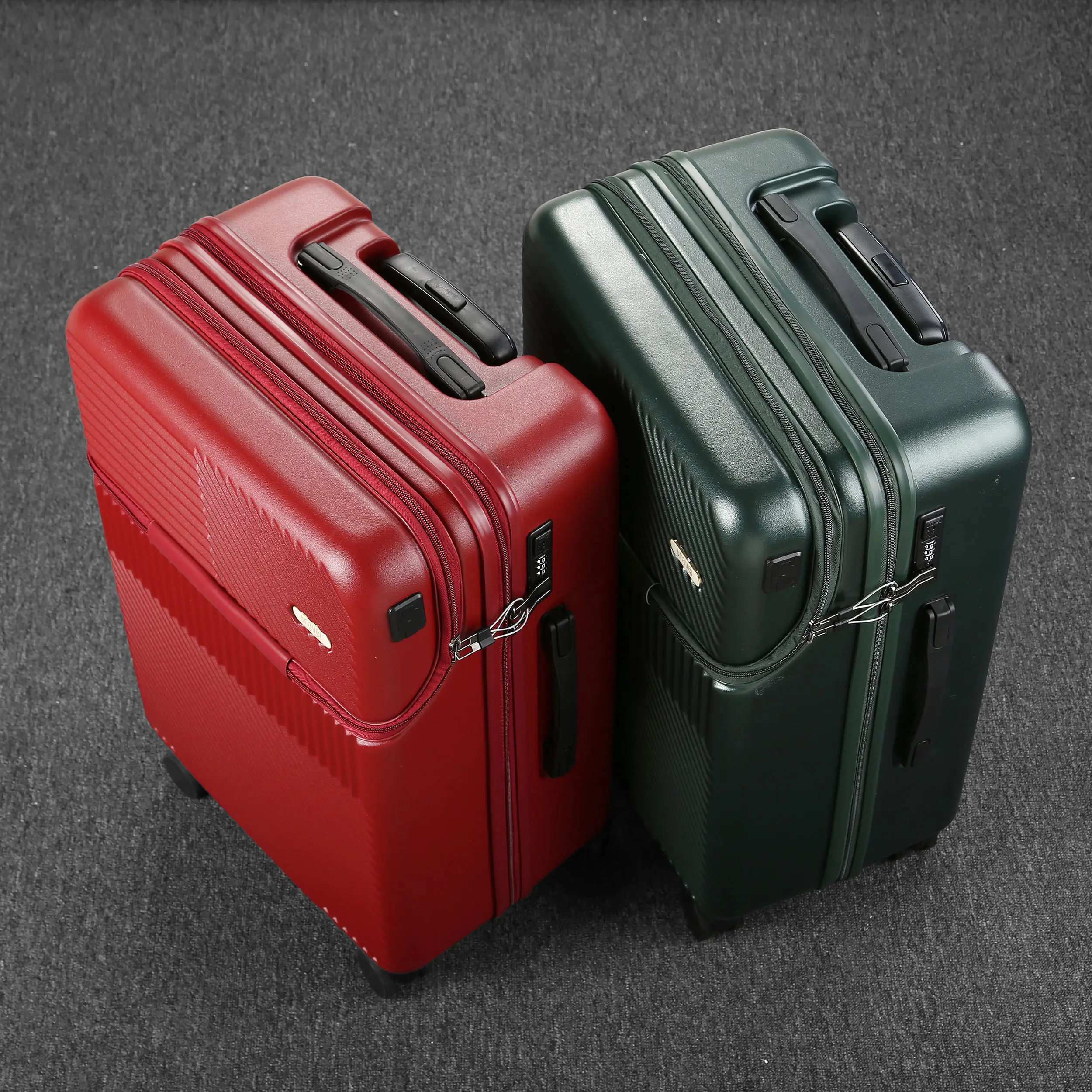 Best selling newest trolley case luggage travel bags and hard suitcase ABS carry on luggage 3pcs set travel luggage
