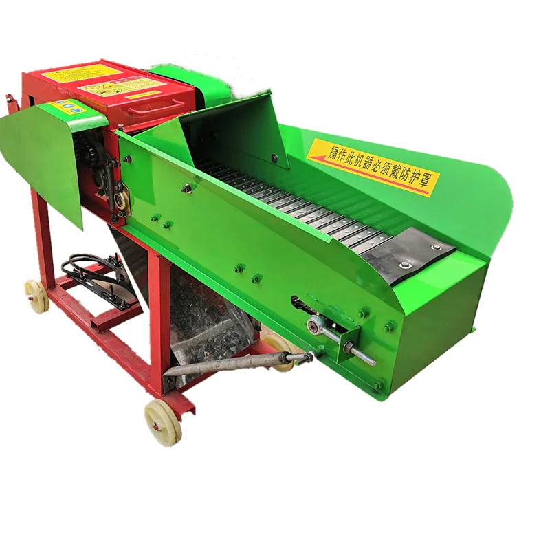 3.8t/h Goat Goast Sheep Goose Feed Hay Cutter Machines Goose Feeder Chaff Cutter Spare Parts Multifunctional Provided 2 Years