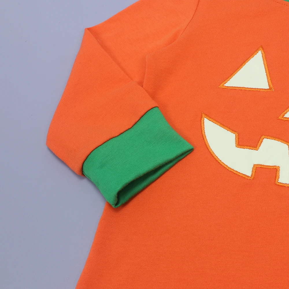 new coming halloween clothings Grimace Glowing Clothes baby winter pajamas without moq