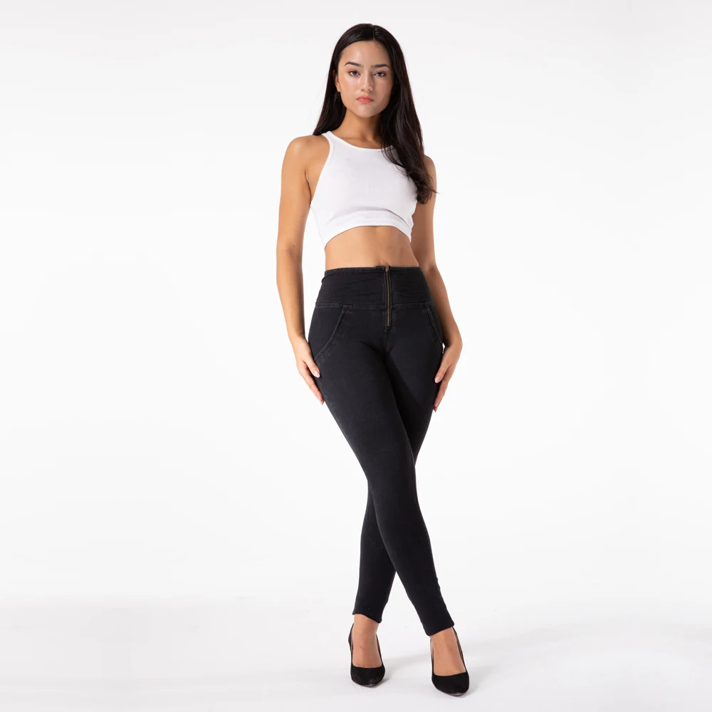 Shascullfites Melody четыре способа растягивания Четырехсторонние растягивающиеся женские большие размеры сексуальные женские джинсы подтягивающие ягодицы джинсы брюки