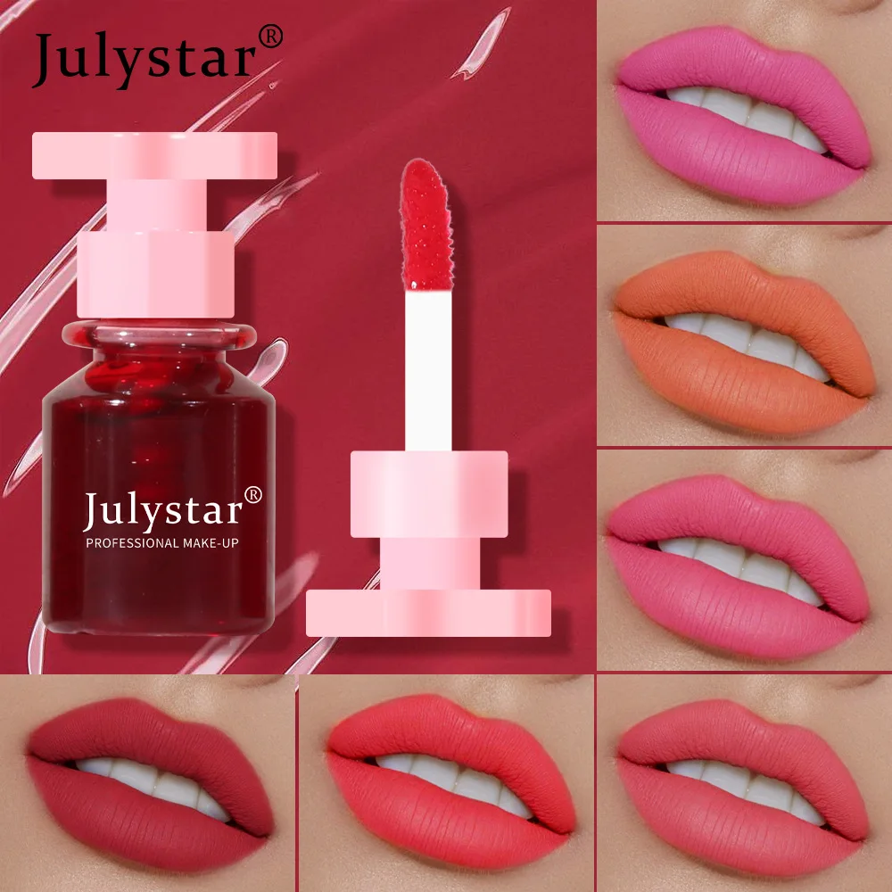 Makeup Five Color Hydrating Lip Gloss Matte Valve Lipstick Water long-lasting moisturizing and non-fading lip dye