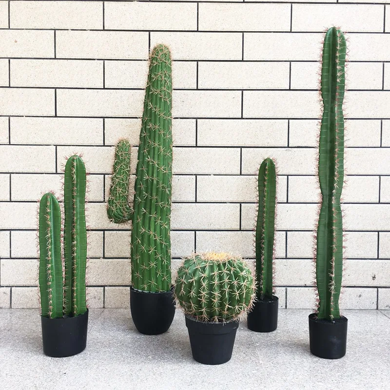 EG-CX004 Factory Outdoor Bonsai Tree Large Artificial Cactus Plant for Pot Decoration