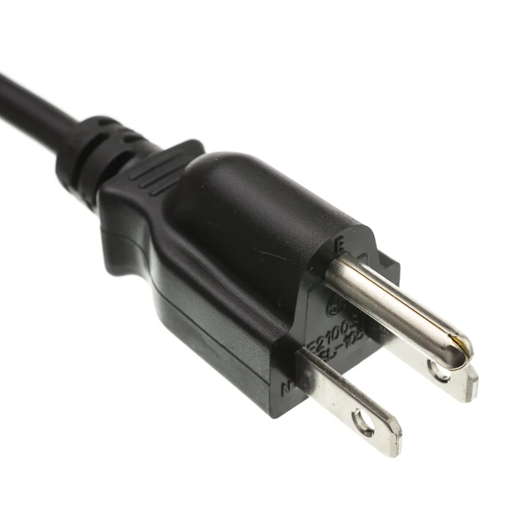 Manufacture of certficated US standard Nema 5-15p to iec320 c13 connector power cord
