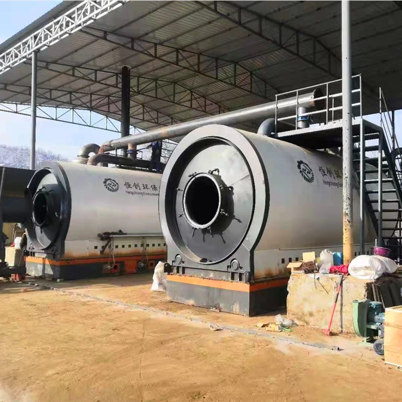 Long Life time Good steel material  plastic to fuel oil pyrolysis plant