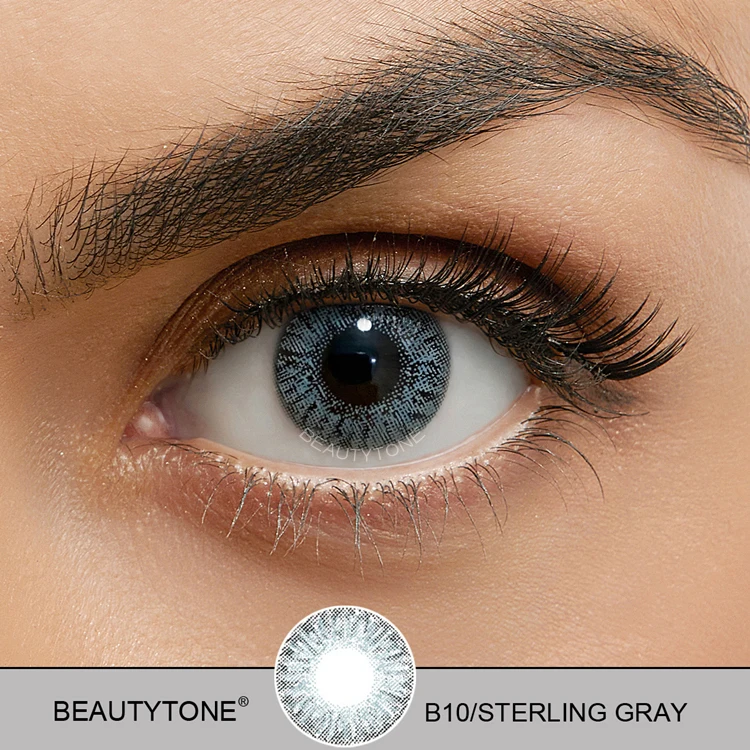 BeautyTone Blends blue fresh style new look cosmetic yearly disposable 14.5mm big size wholesale colored contact lenses