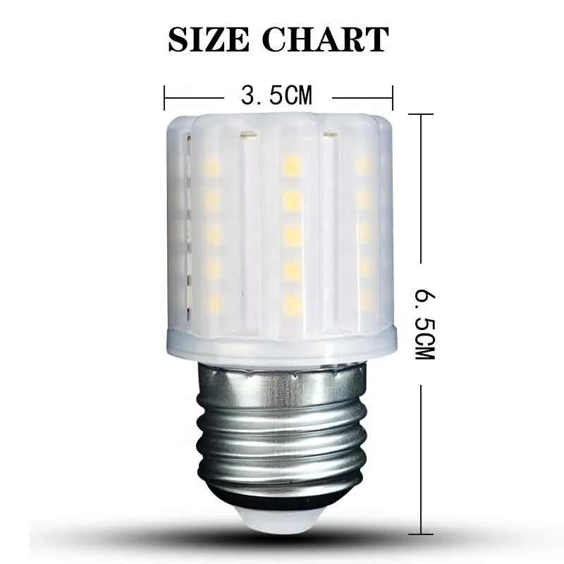 
Светодиодная свеча высокой мощности, лампочка, люстра, освещение, светодиодная сменная лампа-кукуруза 