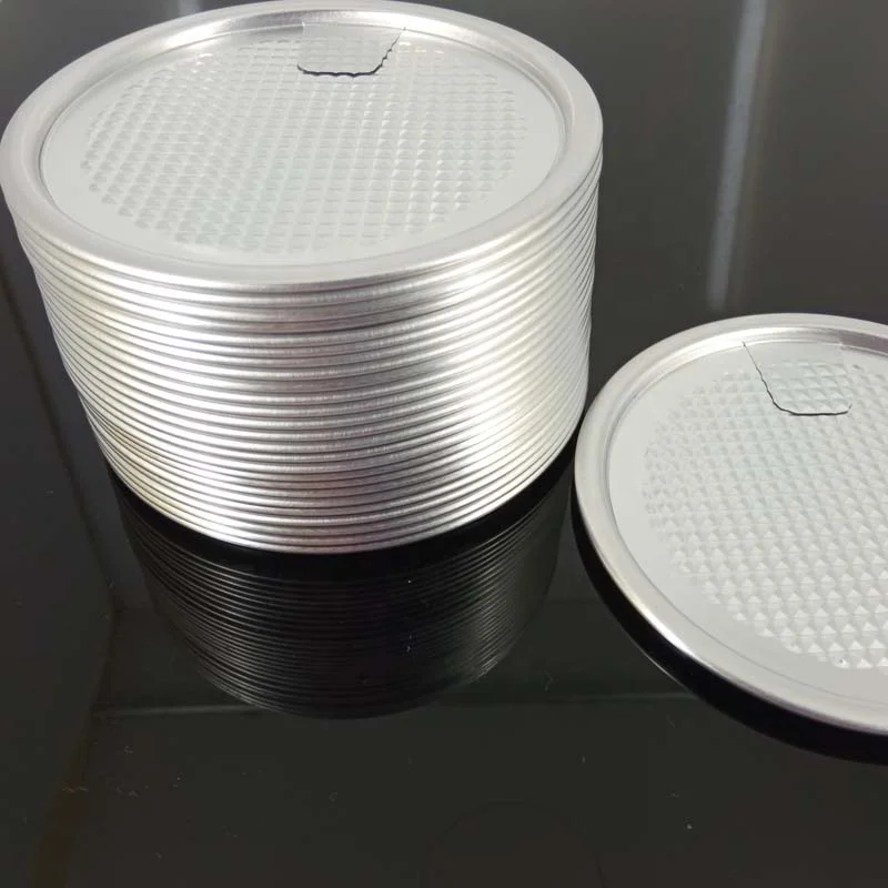 305 Full Open Easy Peel Off Lid for Chicken Flavo Soup Food Can Lid Aluminium Easy Peel Off Ends