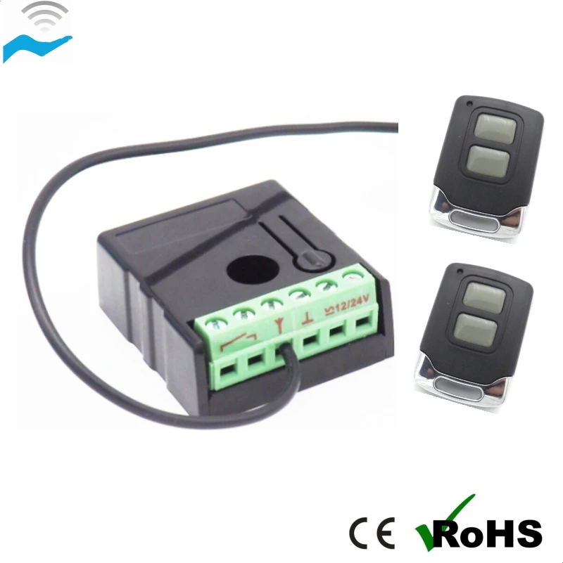 1 Channel Wireless Relay Switch Receiver Module 12V 10A Wireless Relay RF 433MHZ Remote Control Switch Transmitter